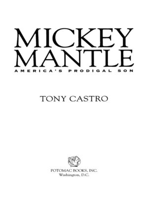cover image of Mickey Mantle